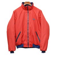 USA製【パタゴニア】patagonia ナイロン【シェルドシンチラジャケット 】【赤×青】【裏フリースブルゾン】【サイズL】 