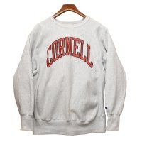 90's【USA製】【Champion】【チャンピオン】【リバースウィーブ】コーネル大学【CORNELL】カレッジパーカー【グレー】【スウェット】【サイズXL】