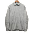 画像1: 【Ｊクルー】【J-crew】【霜降りグレー】【ハーフジップ】エルボーパッチ付き ラガーシャツ【長袖ポロシャツ 】【サイズＭ】<br> (1)