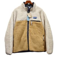 新品未使用【パタゴニア】patagonia　50周年記念【ナチュラルブレンド】GRAYLING BROWN グレイリングブラウン 20535【レトロカーディガン】フリース【サイズXL】 