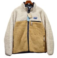 新品未使用【パタゴニア】patagonia　50周年記念【ナチュラルブレンド】GRAYLING BROWN グレイリングブラウン 20535【レトロカーディガン】フリース【サイズXL】 