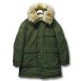 画像1: 【50’s】ビンテージ【COMFY OUTDOOR】【コンフィー】オリーブグリーン【コヨーテフード付きダウンジャケット】【サイズM-Long】<br> (1)