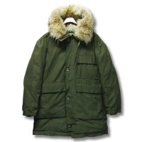 【50’s】ビンテージ【COMFY OUTDOOR】【コンフィー】オリーブグリーン【コヨーテフード付きダウンジャケット】【サイズM-Long】 