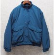 画像1: 80's【L.L.Bean】ＬＬビーン【セルリアンブルー】【windy ridge jacket】中綿入り ゴアテックス バギーズジャケット <br> (1)