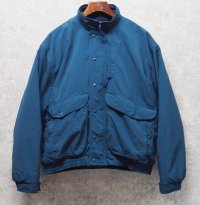 80's【L.L.Bean】ＬＬビーン【セルリアンブルー】【windy ridge jacket】中綿入り ゴアテックス バギーズジャケット  