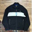 画像1: 【ラルフローレン】【POLO RALPH LAUREN】【黒ｘ白ライン】トラックジャージ【サイズＸＬ】<br> (1)