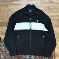 【ラルフローレン】【POLO RALPH LAUREN】【黒ｘ白ライン】トラックジャージ【サイズＸＬ】 