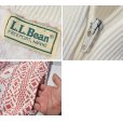 画像2: 80's~【ビンテージ】L.L.Bean【ＬＬビーン】【白ｘ赤】総柄【ハーフジップスウェット】 レディース古着<br> (2)