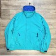 画像1: ~80's【ビンテージ】【エディーバウアー】【Eddie Bauer】【エメラルドグリーン】ナイロンジャケット【サイズXＬ】<br> (1)