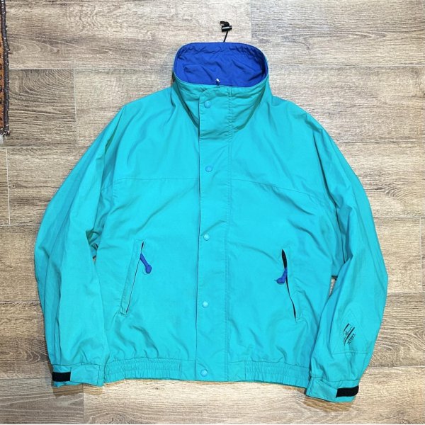 画像1: ~80's【ビンテージ】【エディーバウアー】【Eddie Bauer】【エメラルドグリーン】ナイロンジャケット【サイズXＬ】 