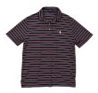 画像1: 【ラルフローレン】【クラシックフィット】【紺×赤×白】【ボーダー柄】【ポロシャツ】POLO ralph lauren【サイズＬ】  (1)