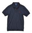 画像1: 【USA製】【ラルフローレン】【オールドラルフローレン】【紺】【無地】【ポロシャツ】POLO ralph lauren【サイズＭ】  (1)