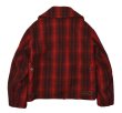 画像3: 40’s【ビンテージ】【ウールリッチ】【Woolrich】【赤×黒】【バッファローチェック】【ウールブルゾン】【サイズ42】  (3)