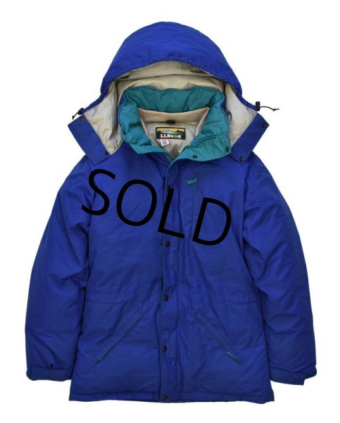 画像1: USA製【ビンテージ】【ＬＬビーン】【L.L.bean】【青】【ダウン入りマウンテンパーカー】【PENOBSCOT PARKA】【ペノブスコットパーカー】ダウンジャケット【サイズＭ程度】  (1)