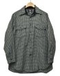 画像3: 【ビンテージ】Woolrich【ウールリッチ】【黒×白チェック】【ウールシャツ】【サイズ15 1/2】  (3)