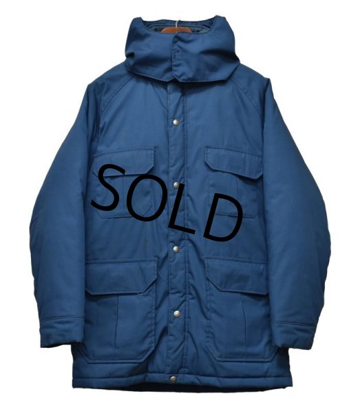 画像1: 80's~ 【USA製】【ビンテージ】【ウールリッチ】woolrich【青】【中綿入りジャケット】【フード取り外し可能】ジャケット 【サイズM】  (1)