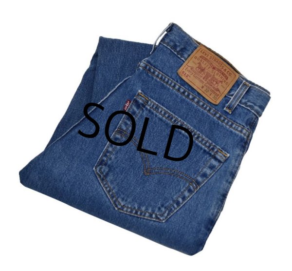 画像1: 【ビンテージ】【USA製】【LEVI'S】【リーバイス】５１２【512】【テーパード】【スリムフィット】【デニムパンツ】【32X30】  (1)