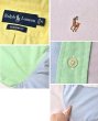 画像2: 【ラルフローレン】POLO RALPH LAUREN【緑×青×ピンク×黄】【マルチカラー】【カスタムフィット】【ボタンダウンシャツ】【サイズＭ】  (2)