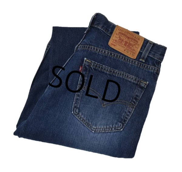 画像1: USA製【ビンテージ】【LEVI'S】【リーバイス５０５】505【デニムパンツ】【34×32】  (1)