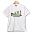 画像1: USA製【ビンテージ】【evolution of man】【白】【Ｔシャツ】【サイズＬ】  (1)