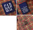 画像2: 【ビンテージ】【オールドギャップ】【GAP】【オレンジ×黄×緑チェック】【ボタンダウンシャツ】【半袖シャツ】【サイズL】  (2)