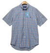 画像1: 【ビンテージ】【ラルフローレン】POLO RALPH LAUREN【水色×ピンク×黄】チェック柄【B/Dシャツ】【半袖シャツ】【サイズL】  (1)