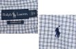 画像2: 【ビンテージ】【ラルフローレン】【クラシックフィット】POLO RALPH LAUREN【青✕黒✕白】チェック柄【B/Dシャツ】【半袖シャツ】【サイズS】  (2)