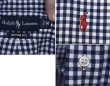 画像2: 【ラルフローレン】POLO RALPH LAUREN【白ｘ紺】【カスタムフィット】【ギンガムチェック】【B/Dシャツ】【サイズＭ】  (2)