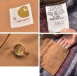 画像2: 【程度良好】【８０年代】USA製【ビンテージ】【Carhartt】【カーハート】【ライトブラウン】【ブランケット裏地付き】【ダック地ジャケット】【サイズ ４８】  (2)