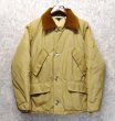 画像1: 【70’s】ビンテージ【ウールリッチ】WOOLRICH【襟コーデュロイ】【ベージュ】【ダウンジャケット】【サイズM】  (1)