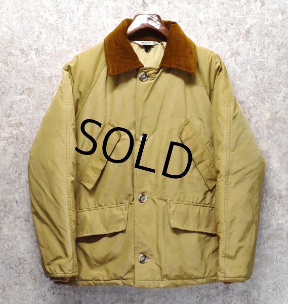 画像1: 【70’s】ビンテージ【ウールリッチ】WOOLRICH【襟コーデュロイ】【ベージュ】【ダウンジャケット】【サイズM】  (1)