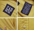 画像2: 【ビンテージ】【オールドギャップ】【GAP】イエロー【ボタンダウンコットンシャツ】【サイズS】  (2)