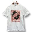 画像1: 【ビンテージ】【白x赤チェック】【ウサギ】LOVE ON TOUR【ハリースタイルズ】【Tシャツ】【サイズL 】  (1)