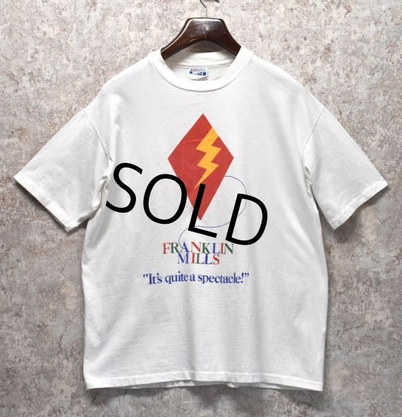 画像1: 90's【USA製】【ビンテージ】ヘインズ【hanes】【白】【Franklin mills】【Ｔシャツ】【サイズXL】  (1)