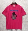 画像1: 【USA製】【ビンテージ】【JERZEES】【猫】【STRAY KATS】ピンク【Ｔシャツ】【サイズL】   (1)