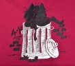 画像3: 【USA製】【ビンテージ】【JERZEES】【猫】【STRAY KATS】ピンク【Ｔシャツ】【サイズL】   (3)