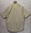 画像3: 【ビンテージ】【RALPH LAUREN】【ラルフローレン】【Big Shirt】【クリーム✕紫】ストライプ【B/Dシャツ】【半袖シャツ】【サイズＬ】  (3)