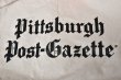 画像2: 【ビンテージ】【デッドストック】【ニュースペーパーバッグ】【Pittsburgh Post-Gazette】【ショルダーバッグ】  (2)