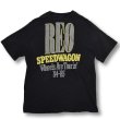 画像3: 80's【ビンテージ】黒【REO Speedwagon】wheels are turnin'【Tシャツ】 【サイズＬ】  (3)