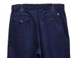 画像6: 90's【ビンテージ】【DOCKERS】ドッカーズ【紺】【２タックコットンパンツ】【32ｘ34】  (6)