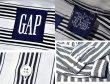 画像2: ほぼ未使用!!【ビンテージ】【オールドギャップ】【GAP】【白ｘ黒ストライプ柄】【ボタンダウンシャツ】【サイズＬ】  (2)