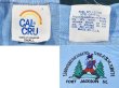 画像2: ほぼ未使用!!【ビンテージ】【Cal Cru】カルクルー【International volks＆march】【Fort Jackson S.C.】水色【Tシャツ】サイズＳ  (2)