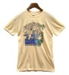 画像1: 【ビンテージ】【カナダ製】【BANFF hot spring】ベージュ【Tシャツ】【サイズL】レディース古着  (1)