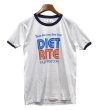 画像1: 【USA製】デッドストック【ビンテージ】【calcru】【白ｘ紺】【DIET RITE SUGER FREE COLA】【リンガーＴシャツ】【サイズL】  (1)