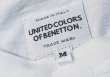 画像2: 【イタリー製】【ビンテージ】【ベネトン】UNITED COLORS OF BENETTON【白】【I Love Italy】【Ｔシャツ】【サイズM】  (2)