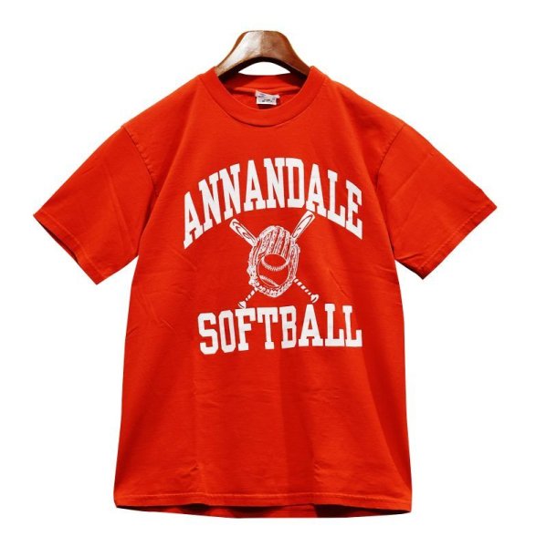 画像1: チャンピオン【赤】【ANNANDALE SOFTBALL】【Ｔシャツ】【サイズM】  (1)