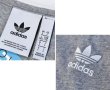 画像2: 【ビンテージ】【アディダス】adidas【グレー×白】【リンガーロゴＴシャツ】【サイズL】  (2)