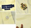 画像2: POLO RALPH LAUREN【オールドラルフローレン】【黄】胸刺繡入り【ボタンダウン】【半袖シャツ】【サイズL】   (2)