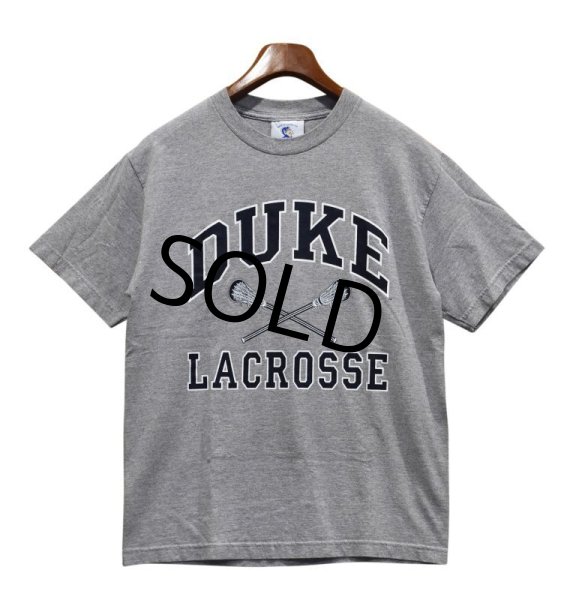 画像1: 【90's~】ビンテージ【DUKE】デューク大学 【コットンエクスチェンジ】【カレッジプリント】Duke University Stores【DUKE LACROSSE】ラクロス グレー【Tシャツ】【サイズM】  (1)