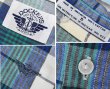 画像2: 【ビンテージ】【DOCKERS】ドッカーズ【リーバイス】【青x緑x白】【チェック】【ボタンダウン半袖シャツ】【サイズＳ】  (2)